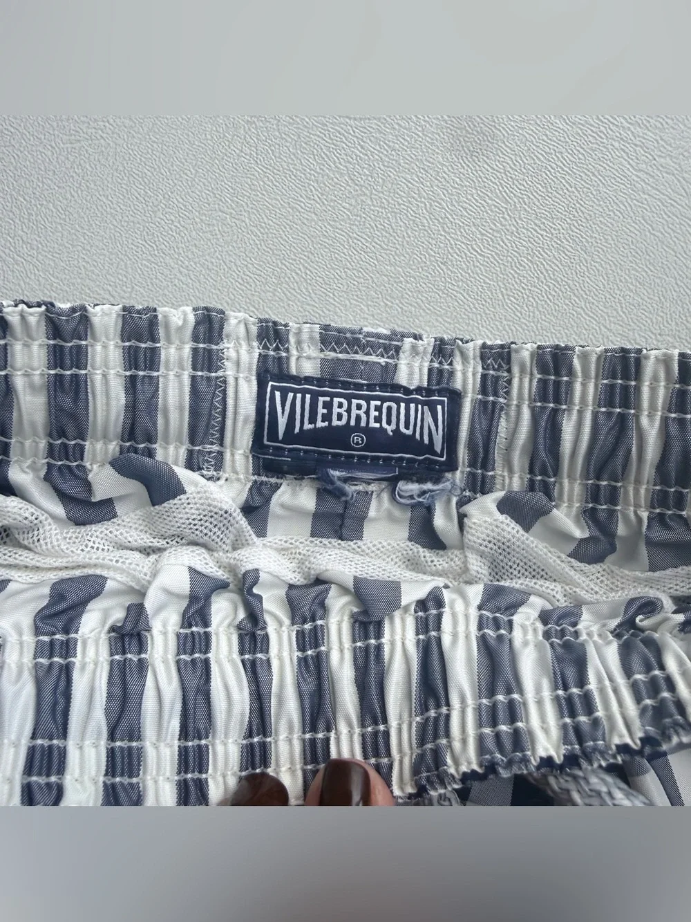 Vilebrequin Swimwear Vilebrequin 5T (no tag size) blue and white checkered